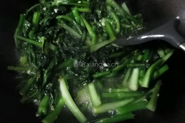 蒜蓉菜心的做法图解4
