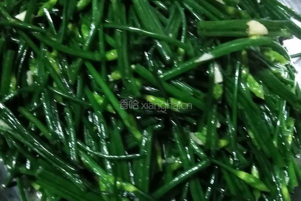 蒜蓉韭菜花的做法图解6