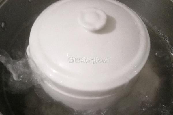 燕窝桃胶木瓜奶糖水的做法图解8