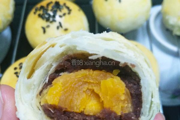 蛋黄酥的做法图解20