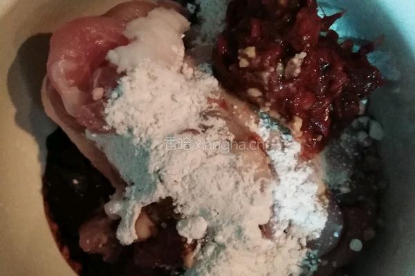 地瓜炒肉的做法图解2