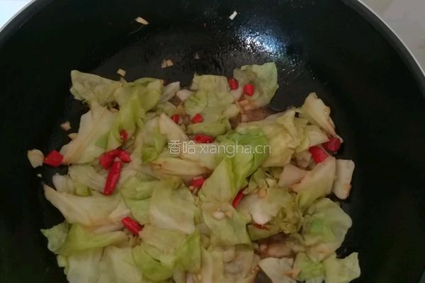 糖醋手撕包菜的做法图解5