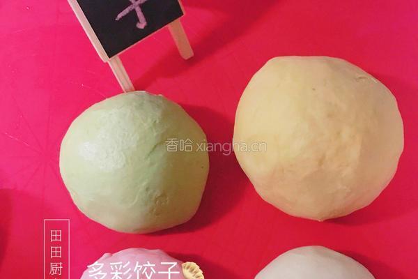 多彩饺子的做法图解1