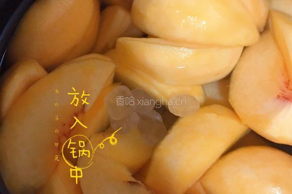 黄桃罐头的做法图解3