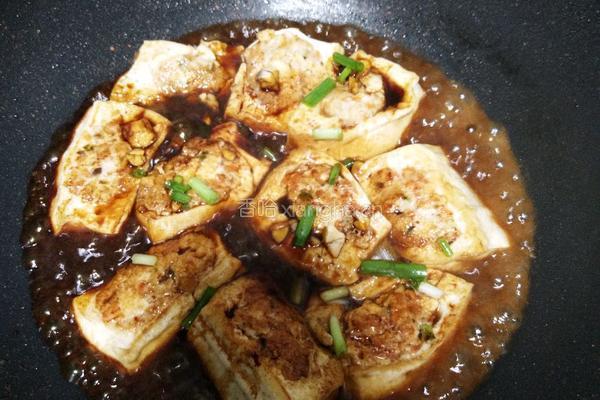 煎酿豆腐的做法图解16