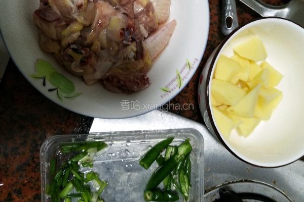 土豆烧鸡的做法图解2