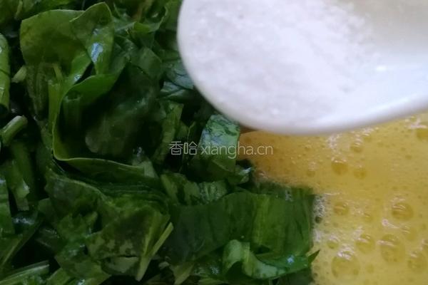 宝宝早餐~米饭鸡蛋饼的做法图解3