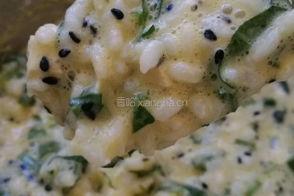 宝宝早餐~米饭鸡蛋饼的做法图解5