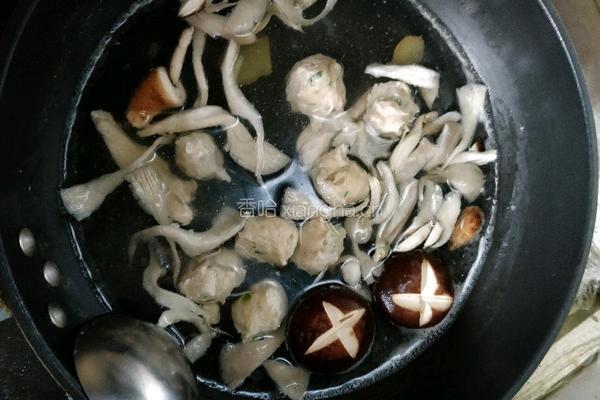 菌汤鸡丸面的做法图解10
