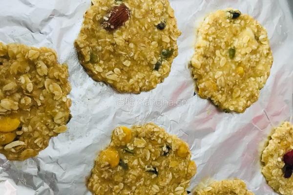 盘吉坚果燕麦脆香饼的做法图解6