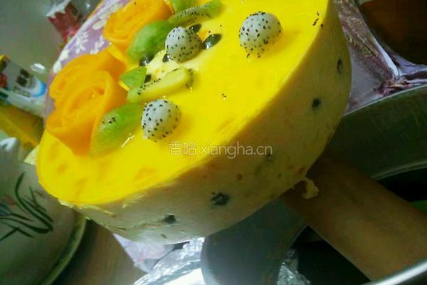 芒果慕斯蛋糕的做法图解11
