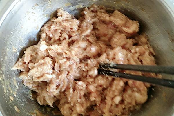 营养美味的燕麦南瓜豆角肉包子的做法图解4