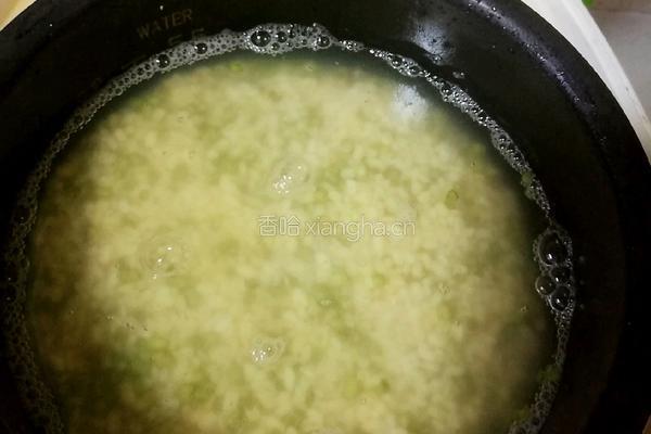 绿豆薄荷饭团的做法图解1