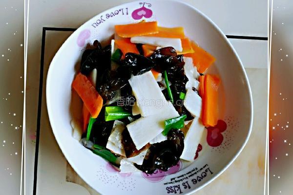 清炒山药木耳的做法图解7