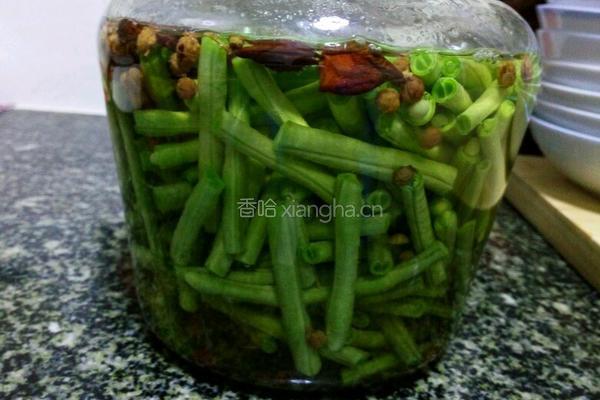 酸豆角的做法图解3