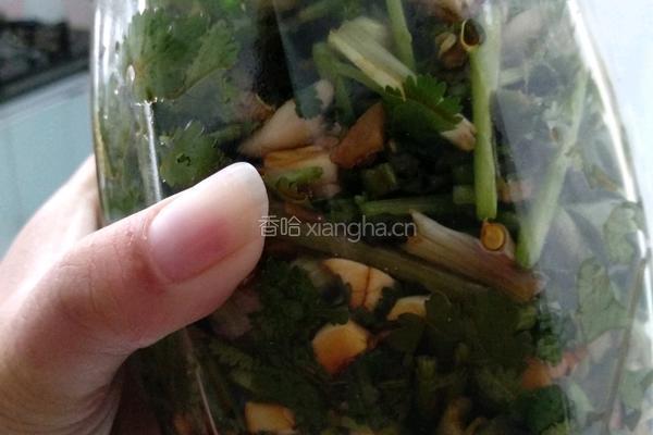 自腌咸香菜的做法图解4