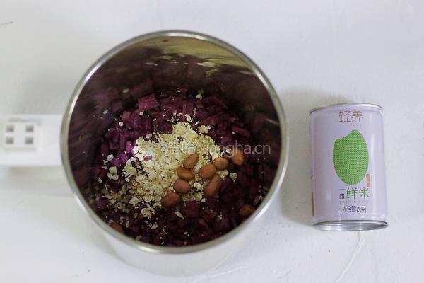 紫薯燕麦米糊的做法图解7