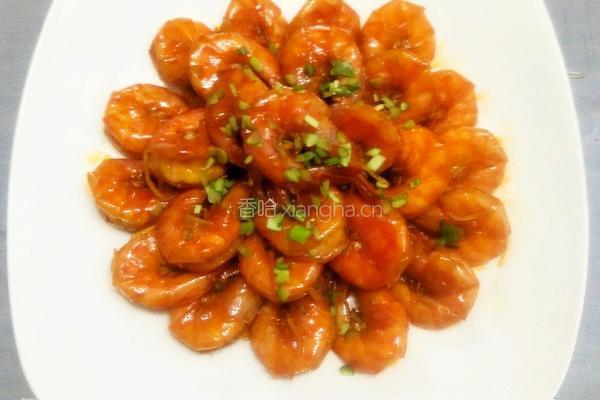 蕃茄烧焖糖醋虾
