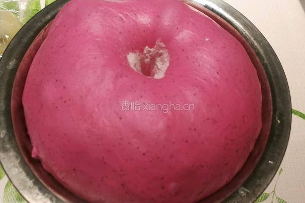豆沙麻薯火龙果面包的做法图解11