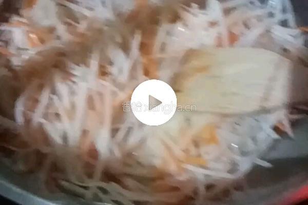醋溜土豆萝卜丝的做法图解5