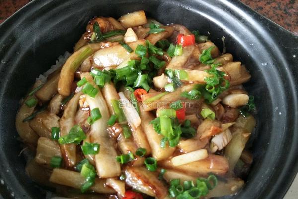 红烧茄子煲仔饭的做法图解17