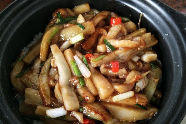 红烧茄子煲仔饭的做法图解15