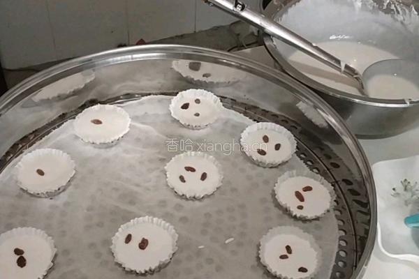 正宗大米发糕的做法图解1