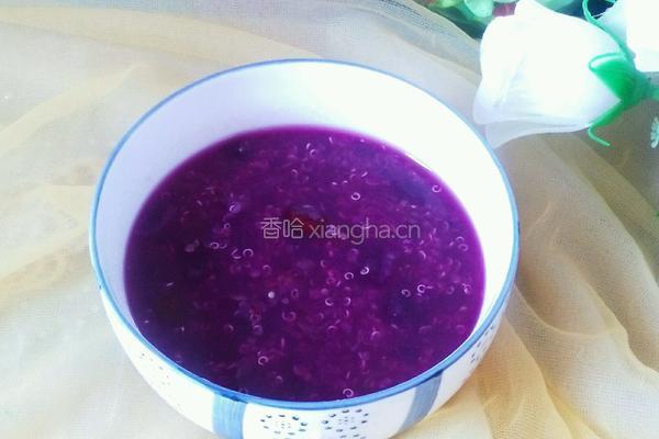 三色藜麦紫薯粥
