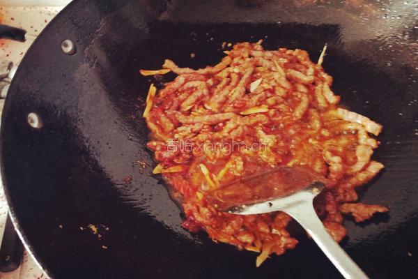 芹菜牛肉丝的做法图解4