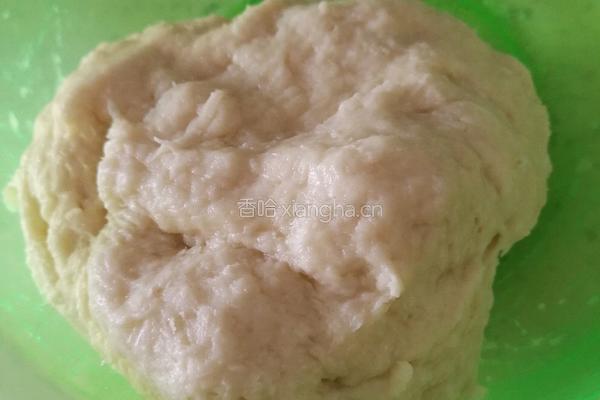 肉松麻薯蛋黄酥的做法图解4