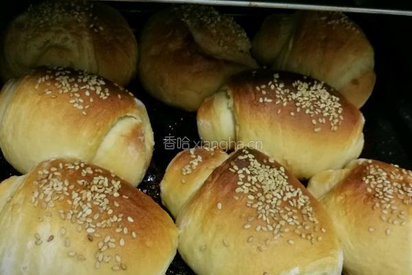 蜂蜜芝麻小面包的做法图解16