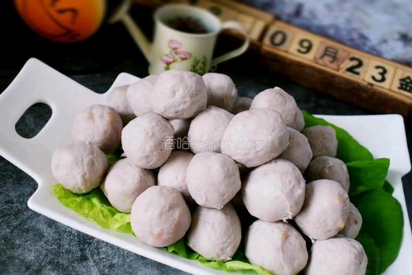猪肉丸（潮汕正宗猪肉丸）的做法图解5