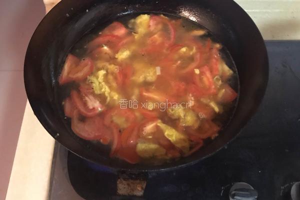番茄鸡蛋汤的做法图解5
