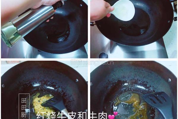 红烧牛皮的做法图解4