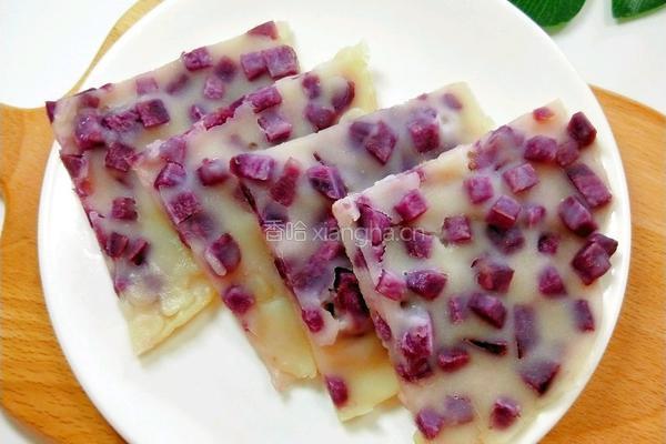 宝宝辅食紫薯软饼的做法图解9