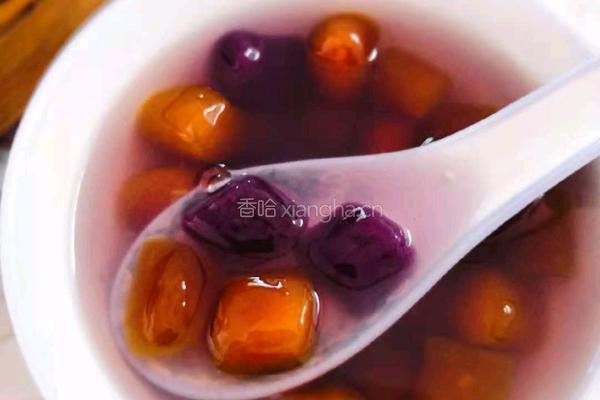 彩色芋圆的做法图解10