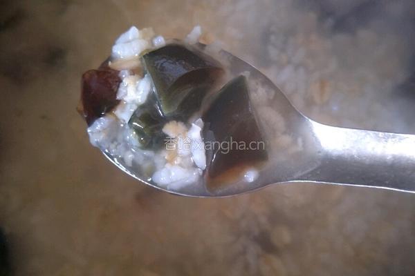 皮蛋瘦肉粥(第一种方法）的做法图解10