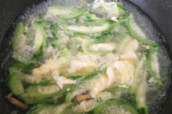 丝瓜鸡蛋汤的做法图解8