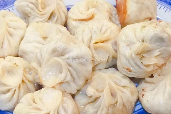 油菜香菇素煎包的做法图解10