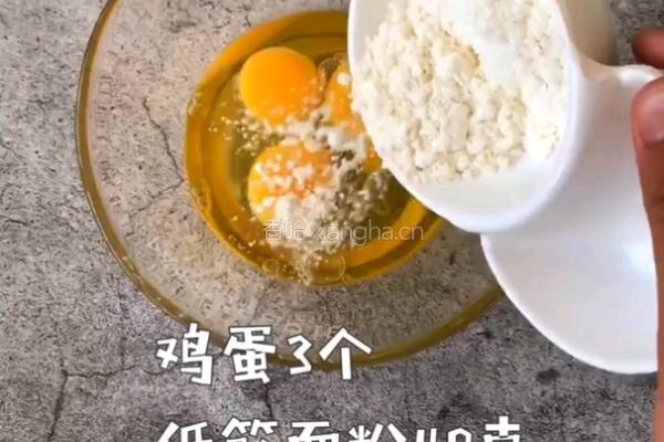 巧克力紫薯蛋卷的做法图解4