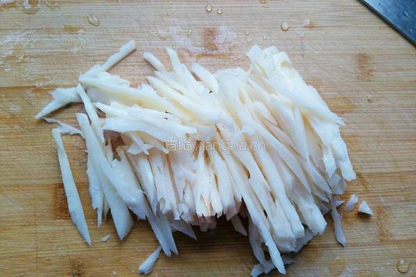 莲藕炒肉丝的做法图解3