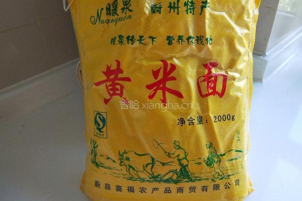 新文美食 黄米玫瑰炸糕的做法图解1
