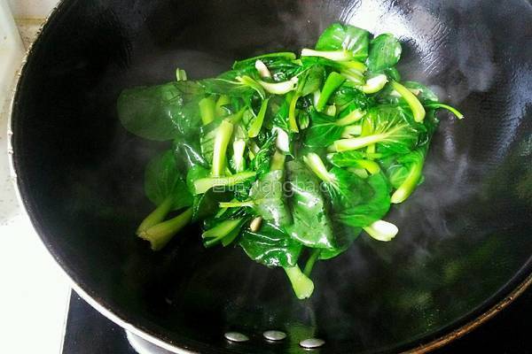 炒青菜的做法图解5