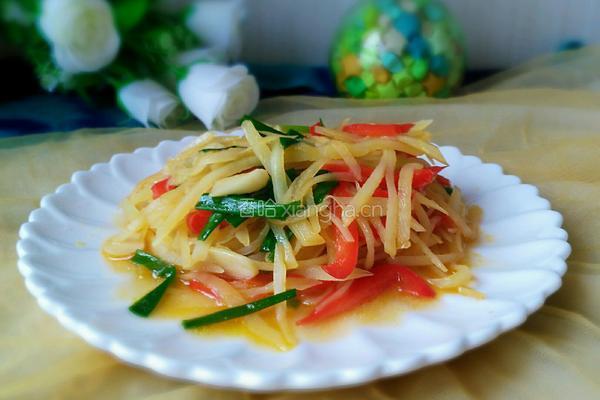葱香土豆丝的做法图解9
