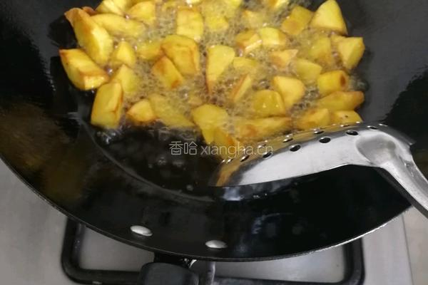 拔丝红薯的做法图解2