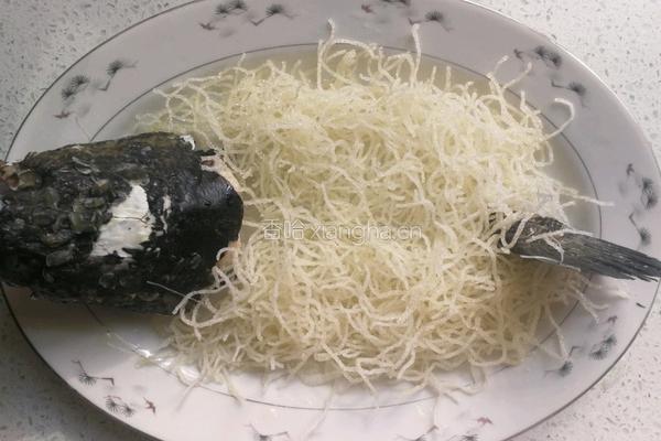 麒麟金鱼送福寿的做法图解6