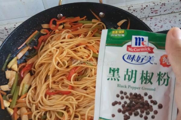 番茄火腿意大利面的做法图解7