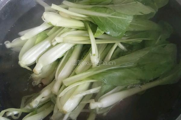 香菇小油菜的做法图解4