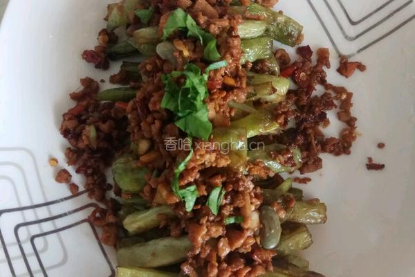 干煸豆角的做法图解7