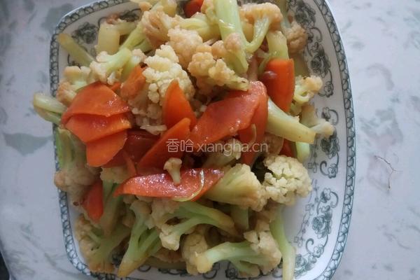 素炒菜花